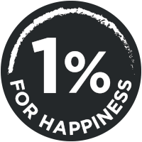 one percent for happiness logo
