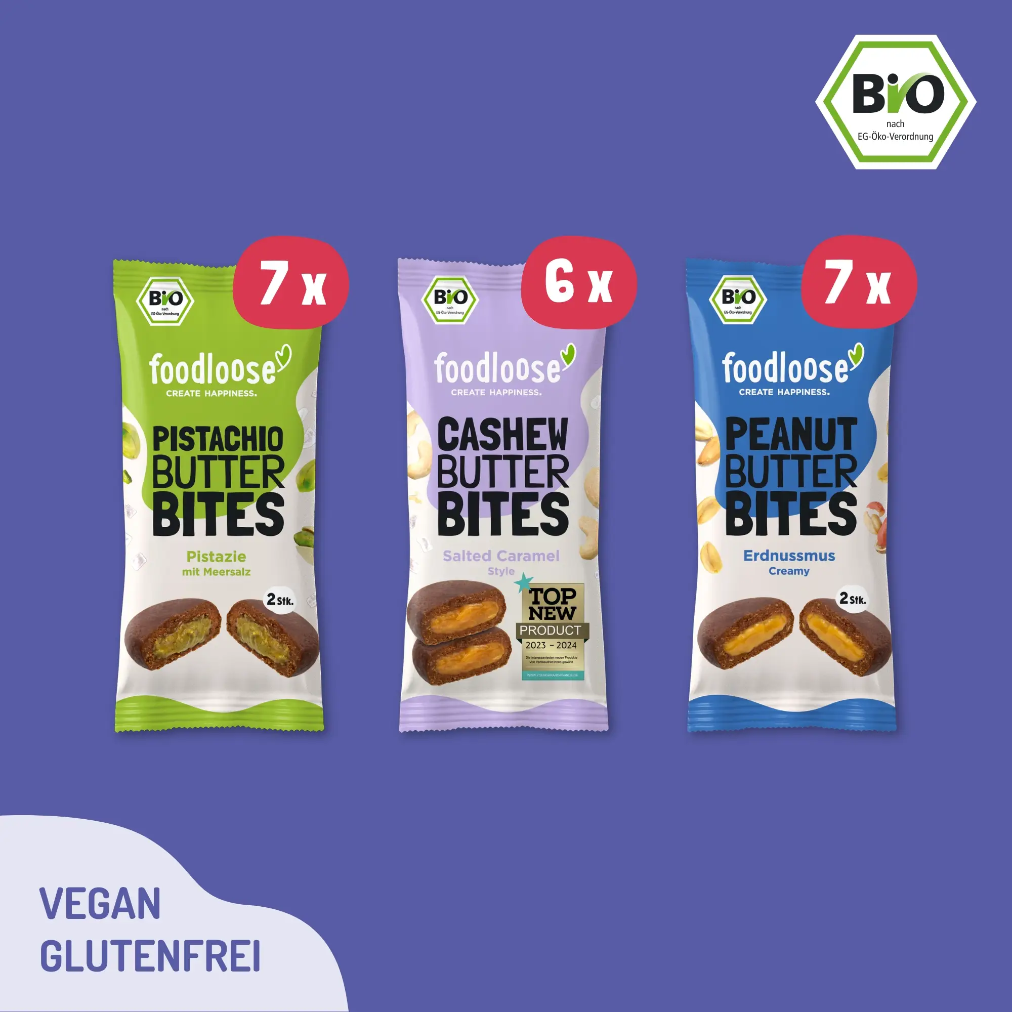 Bio-Nut Butter Bites Mixpaket