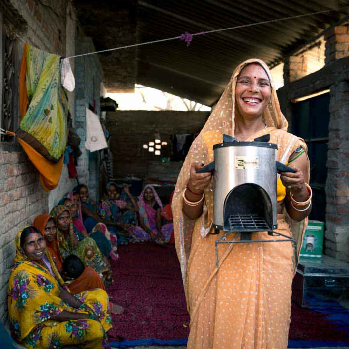 Climate Partner Projekt effiziente Kochöfen in Indien